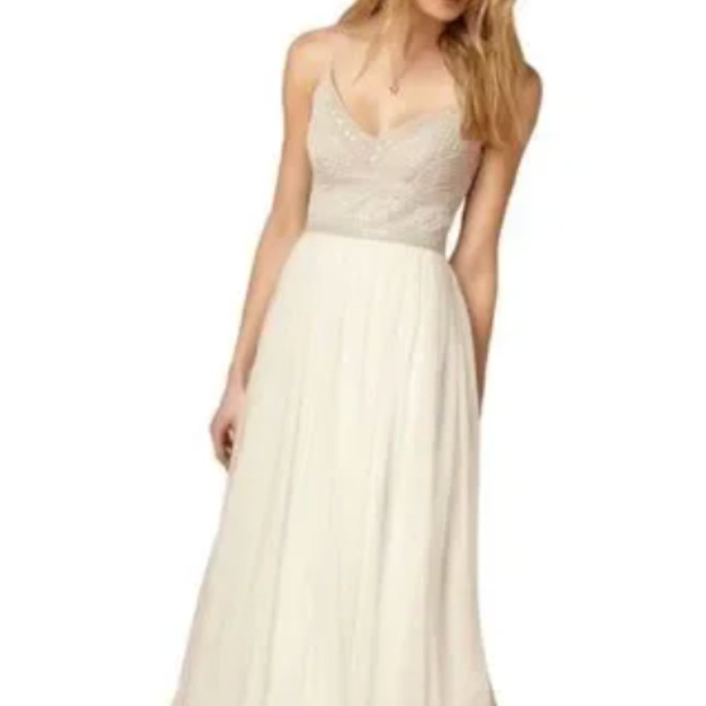 LNWT - BHLDN Naya Adrianna Papell Wedding Dress / Evening Gown - Size 12